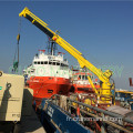 1T30M grue sur pied télescopique à flèche marine personnalisée